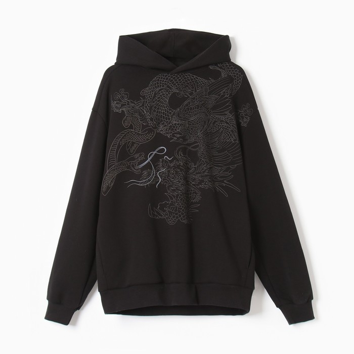 Худи мужское, цвет чёрный, размер 56 (3XL) Худи мужское, цвет чёрный, размер 56 (3XL)