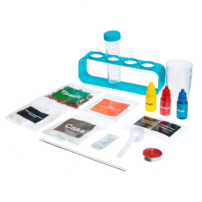 Набор для опытов «Новогодние истории», 10 опытов Набор для опытов «Новогодние истории», 10 опытов