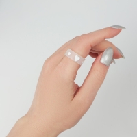 Силиконовое кольцо &laquo;Светоотражающее&raquo; любовь, набор 10 шт., цвет МИКС