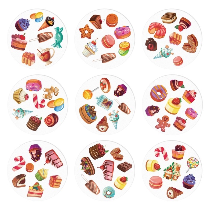 Новогодняя настольная игра &laquo;Новый год: Дуббль сладости&raquo;, 55 карт, 5+