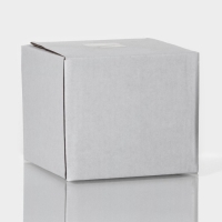 Кружка стеклянная с крышкой и ложкой Magistro &laquo;Диамант&raquo;, 450 мл, цвет серый