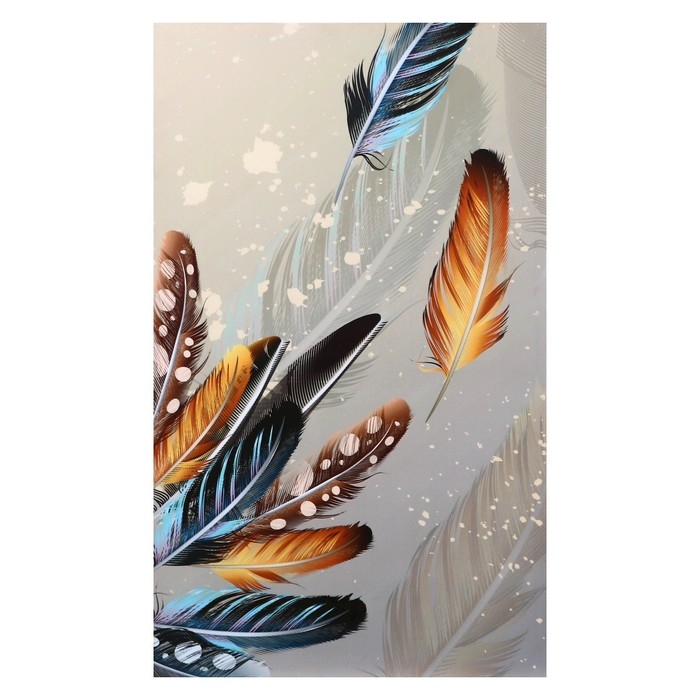 Картина Картина "Радужные перья" 60*100 см