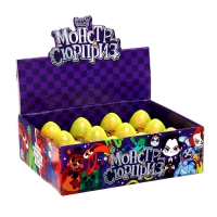 Игрушка-сюрприз «Монстр» в яйце, с наклейками, МИКС Игрушка-сюрприз «Монстр» в яйце, с наклейками, МИКС