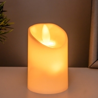 Ночник пластик "Восковая свеча" от батареек CR2032x2 5,3х5,3х7,2 см RISALUX Ночник пластик "Восковая свеча" от батареек CR2032x2 5,3х5,3х7,2 см RISALUX