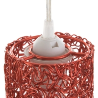 Светильник BayerLux "Сканди" Е27 40Вт красный 10х10х32-150 см Светильник BayerLux "Сканди" Е27 40Вт красный 10х10х32-150 см