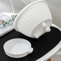 Кашпо уличное для цветов Альтернатива &laquo;Мирабель&raquo;, 2.5 л, подвесное, с прикорневым поливом, пластик, белое