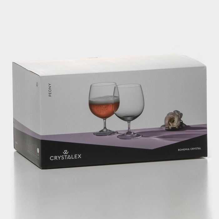 Набор стеклянных бокалов для пива «Пион», 380 мл, 6 шт Набор стеклянных бокалов для пива «Пион», 380 мл, 6 шт