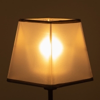 Абажур для люстры "Квадрат" Е27/Е14 серый 13х13х13см Абажур для люстры "Квадрат" Е27/Е14 серый 13х13х13см