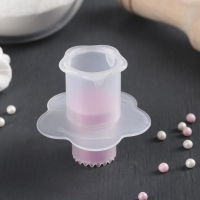 Плунжер кондитерский для заполнения начинкой выпечки Доляна, 6,5×4,5×3 см, цвет МИКС Плунжер кондитерский для заполнения начинкой выпечки Доляна, 6,5×4,5×3 см, цвет МИКС