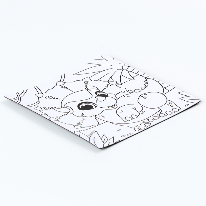 Магнит-раскраска &laquo;Дино&raquo;, 10 &times; 10 см