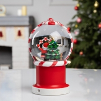 Фигура светодиодная «Новогодняя карамель», 19.8х11.1х11.8 см, музыка, батарейки ААх3 (не в комплекте), USB, свечение тёплое белое Фигура светодиодная «Новогодняя карамель», 19.8х11.1х11.8 см, музыка, батарейки ААх3 (не в комплекте), USB, свечение тёплое белое