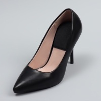 Подпяточники для обуви, клеевая основа, 8,3 &times; 6,5 см, пара, цвет чёрный