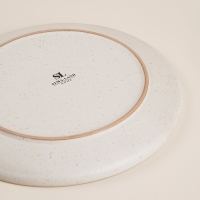 Тарелка керамическая SL Home &laquo;Райяс&raquo;, d=27 см, цвет бежевый