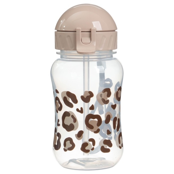Поильник-непроливайка с трубочкой,от 9 мес., 270 мл., &laquo;Леопард&raquo;, M&B