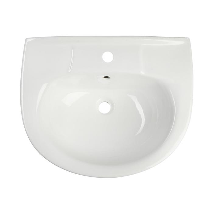 Умывальник ЛЗСФ "Антей", ширина 550 мм, с переливом, с отверстием под смеситель