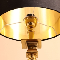 Светильник настольный" Стил" 1х60Вт, Е27 золотисто-чёрный 31х31х66 см Светильник настольный" Стил" 1х60Вт, Е27 золотисто-чёрный 31х31х66 см