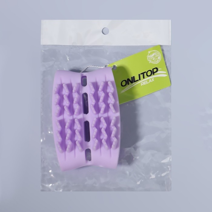 Массажёр антицеллюлитный, двусторонний, универсальный, 10,2 &times; 6,7 &times; 5 см, цвет МИКС