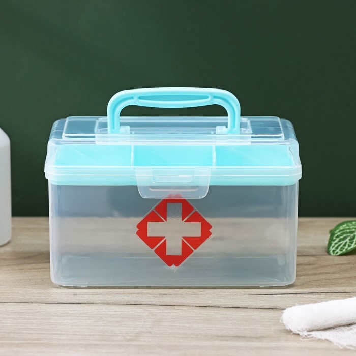 Аптечка, 15,5&times;9&times;9,5 см, цвет МИКС