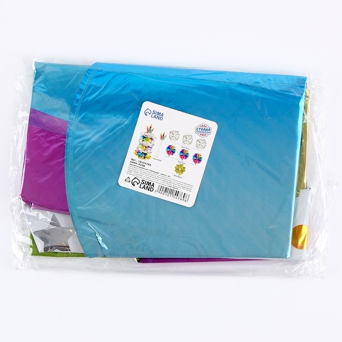 Шар фольгированный 42" &laquo;Пирамидка &ndash; цветы&raquo;, под воздух