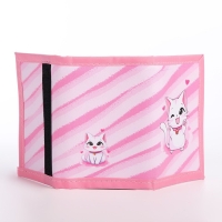 Подарочный набор для девочки «Котик с сердечком» кошелёк, блокнот, ручка Подарочный набор для девочки «Котик с сердечком» кошелёк, блокнот, ручка