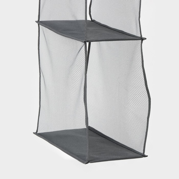 Органайзер для сумок 2 отделения LaDо́m, 40&times;15&times;80 см, цвет серый