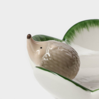 Блюдо керамическое сервировочное &laquo;Ёжик&raquo;, 13,3&times;13&times;5,5 см