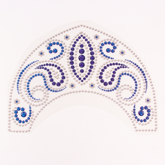 Термотрансфер на кокошник &laquo;Бусины, огурцы&raquo;, 31,5 х 23,5 см, набор 5 шт.