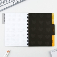 Планер с разделителями &laquo;Проект&raquo;, мягкая обложка, формат А5, 50 листов