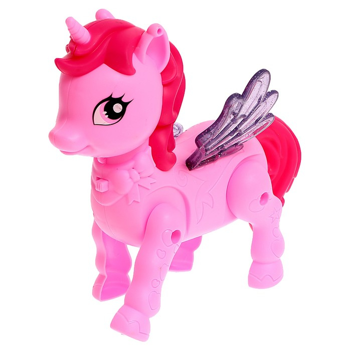 Музыкальная игрушка &laquo;Чудо мороженое: Единорог&raquo; ходит, звук, свет, с аксессуарами