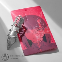 Кольцо &laquo;Япония&raquo; коготь с сердечками, цвет серебро, безразмерное