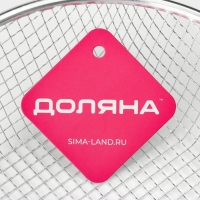 Фритюрница Доляна, d=20 см, цвет серебристый Фритюрница Доляна, d=20 см, цвет серебристый