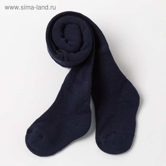 Колготки детские с махровым следом, цвет синий, рост 134-140 Колготки детские с махровым следом, цвет синий, рост 134-140