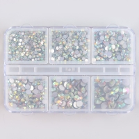 Набор страз «Стёклышко», 6 размеров — от 1,9 до 4,6 мм Набор страз «Стёклышко», 6 размеров — от 1,9 до 4,6 мм