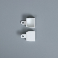 Карниз двухрядный, 160 см, цвет белый