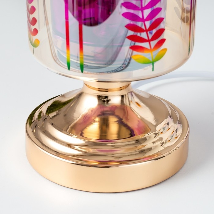 Аромасветильник сенсорный "Листья" G9 35Вт золото 10,5х10,5х20 см RISALUX