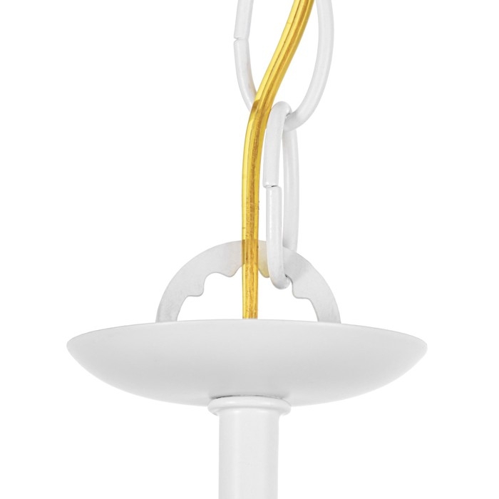 Люстра потолочная Настольгия 5х40Вт Е27 Белый 55x55x55 см