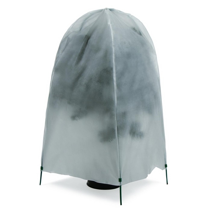 Чехол для укрытия растений, металлический каркас, 120 × 75 см, спанбонд с УФ-стабилизатором, плотность 60 г/м² Чехол для укрытия растений, металлический каркас, 120 × 75 см, спанбонд с УФ-стабилизатором, плотность 60 г/м²