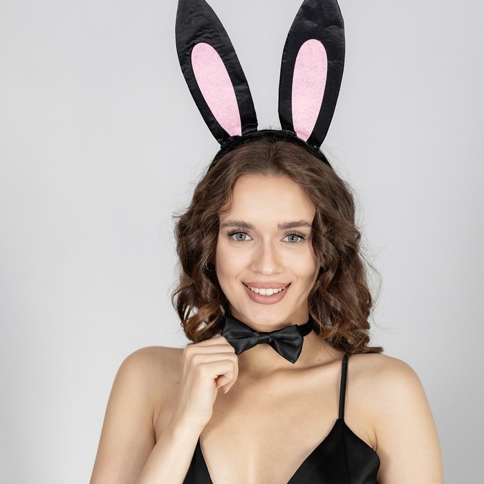 Карнавальный набор &laquo;Заюшка&raquo; (ушки+ бабочка)