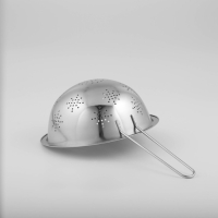 Дуршлаг из нержавеющей стали Доляна &laquo;Индия&raquo;, 1,3 л, d=20 см, длинная ручка