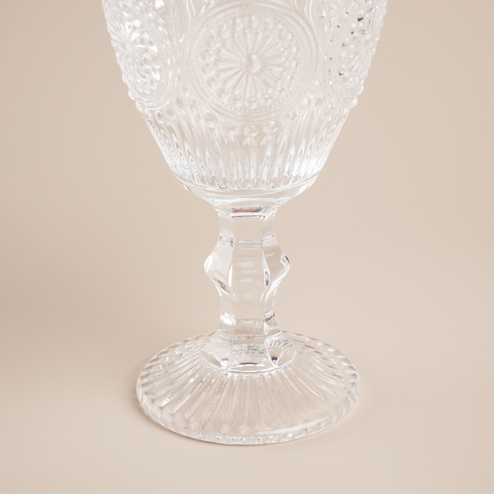 Набор бокалов для вина стеклянный SL Home &laquo;Ларго&raquo;, 300 мл, 9&times;17 см, цвет прозрачный