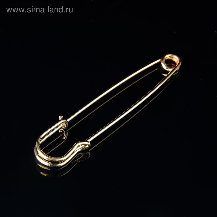 Булавка &laquo;Простая&raquo; 7 см, цвет золото
