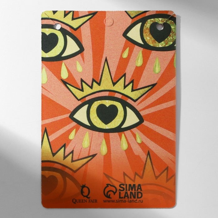 Кулон-оберег &laquo;Мини&raquo; глаз, цветной в золоте, 38 см