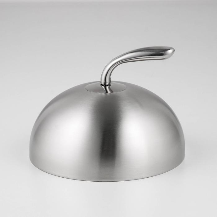 Крышка-Клош из нержавеющей стали, 20&times;20&times;14 см, круглая