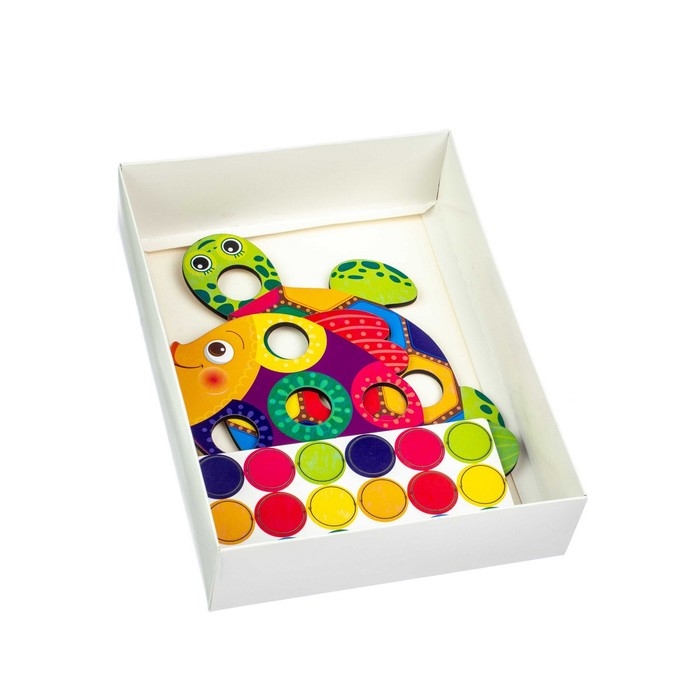 Мозаика &laquo;Рыба и черепаха&raquo; d кружочка: 2 см