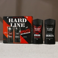 Подарочный набор косметики &laquo;Ярость вулкана&raquo;, гель для душа 250 мл и шампунь для волос 250 мл, HARD LINE