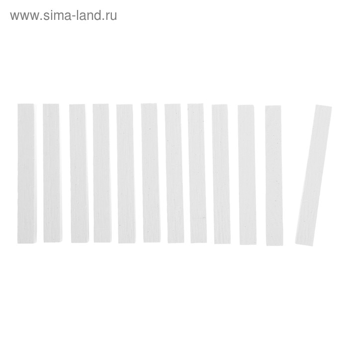 Мелки белые Koh-I-Noor, в наборе 12 штук, квадратные