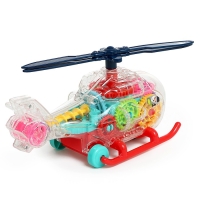 Вертолет &laquo;Шестерёнки&raquo;, свет и звук, работает от батареек