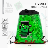 Мешок для обуви &laquo;Гейм&raquo; полиэстер, размер 30 х 40 см