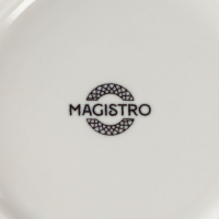 Салатник фарфоровый Magistro Ocean, 800 мл, цвет голубой