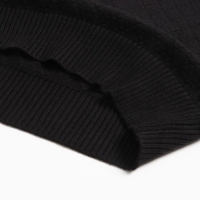 Джемпер школьный для девочки, цвет черный, рост 122 см